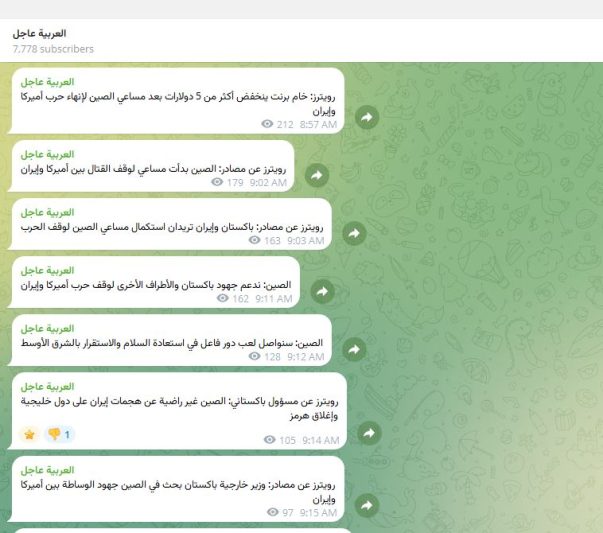 رویترز به نقل از چین: «تلاشهایی برای توقف جنگ میان آمریکا و ایران آغاز کردهایم» 6 %D8%B1%D9%88%DB%8C%D8%AA%D8%B1%D8%B2 1